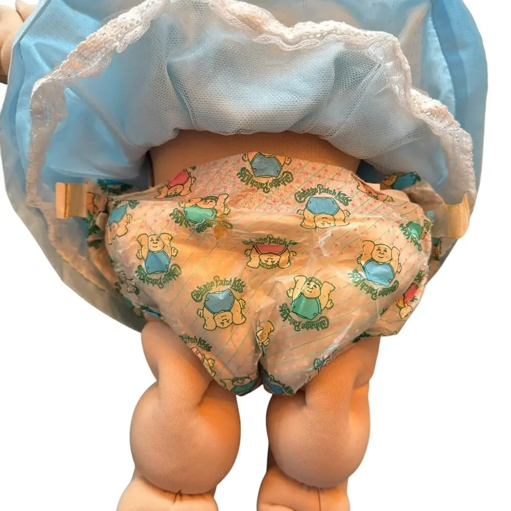 Cabbage Patch Kids Cornsilk Doll 1986 Coleco HM10 Tooth Diaper